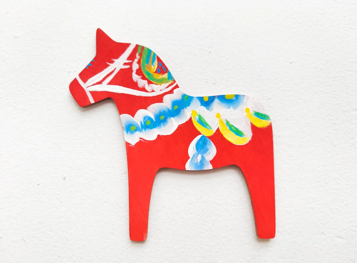 Kids Art Workshop / Painted Dala Horse