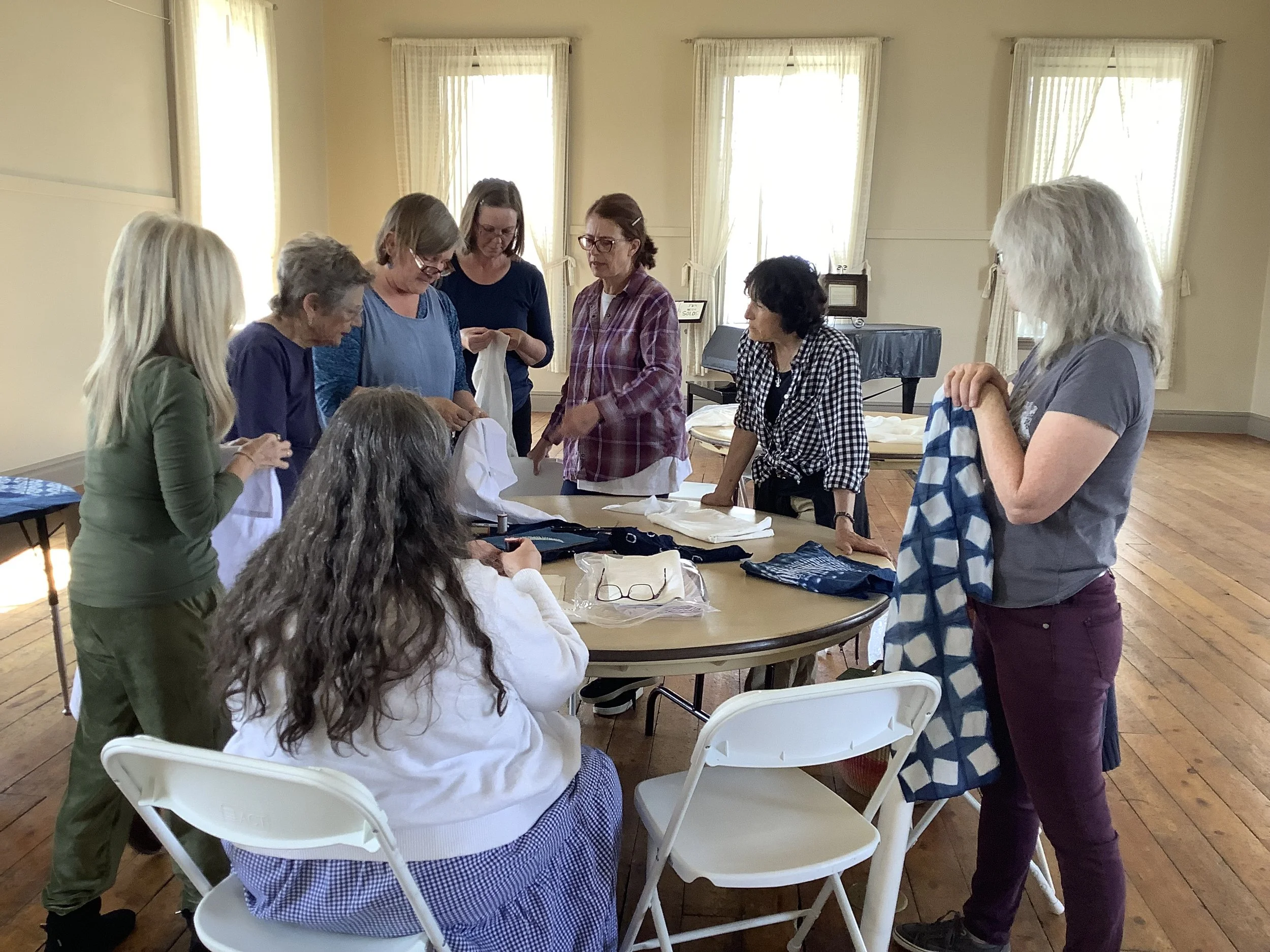 JANE ROBERTS DEGROFF / Creative Aging: 55+ Community Shibori