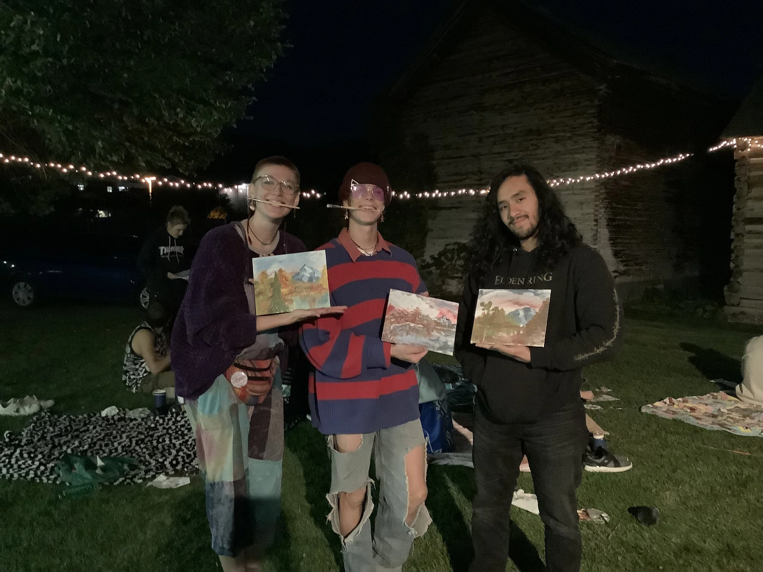 Happy Trees Paint Night&nbsp;