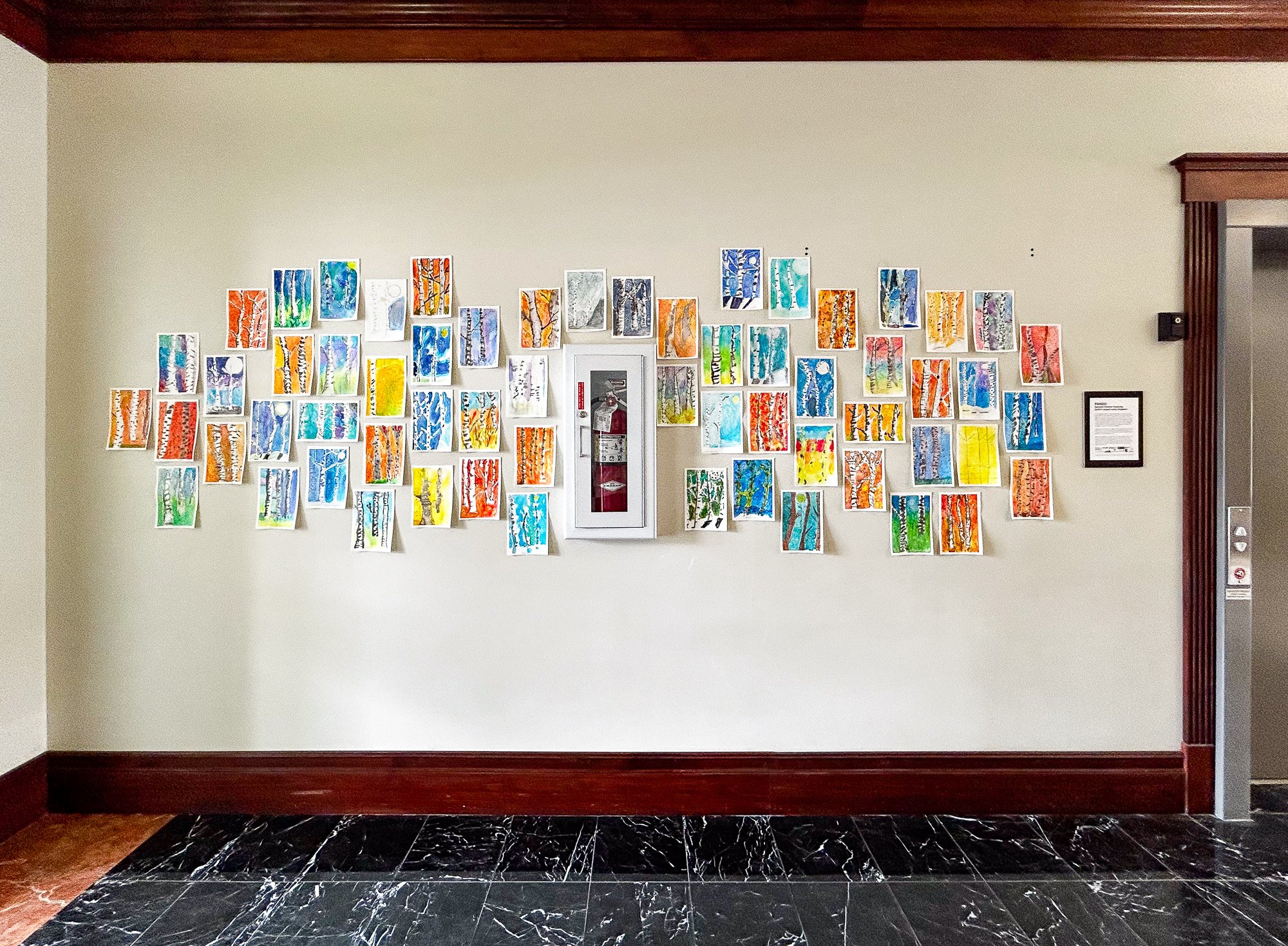 Art in Ephraim City Hall / Pando: Ephraim Children Exploring Earth’s Largest Living Organism