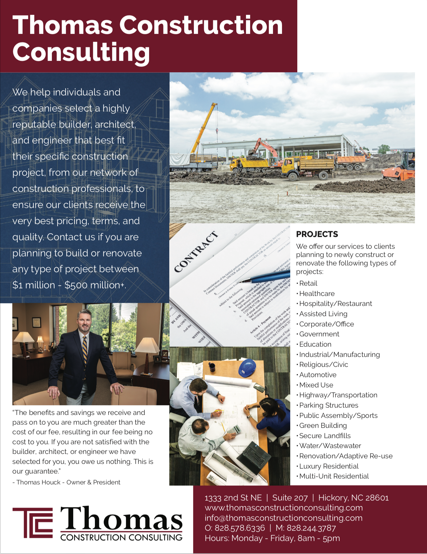 Thomas Construction Consulting Services