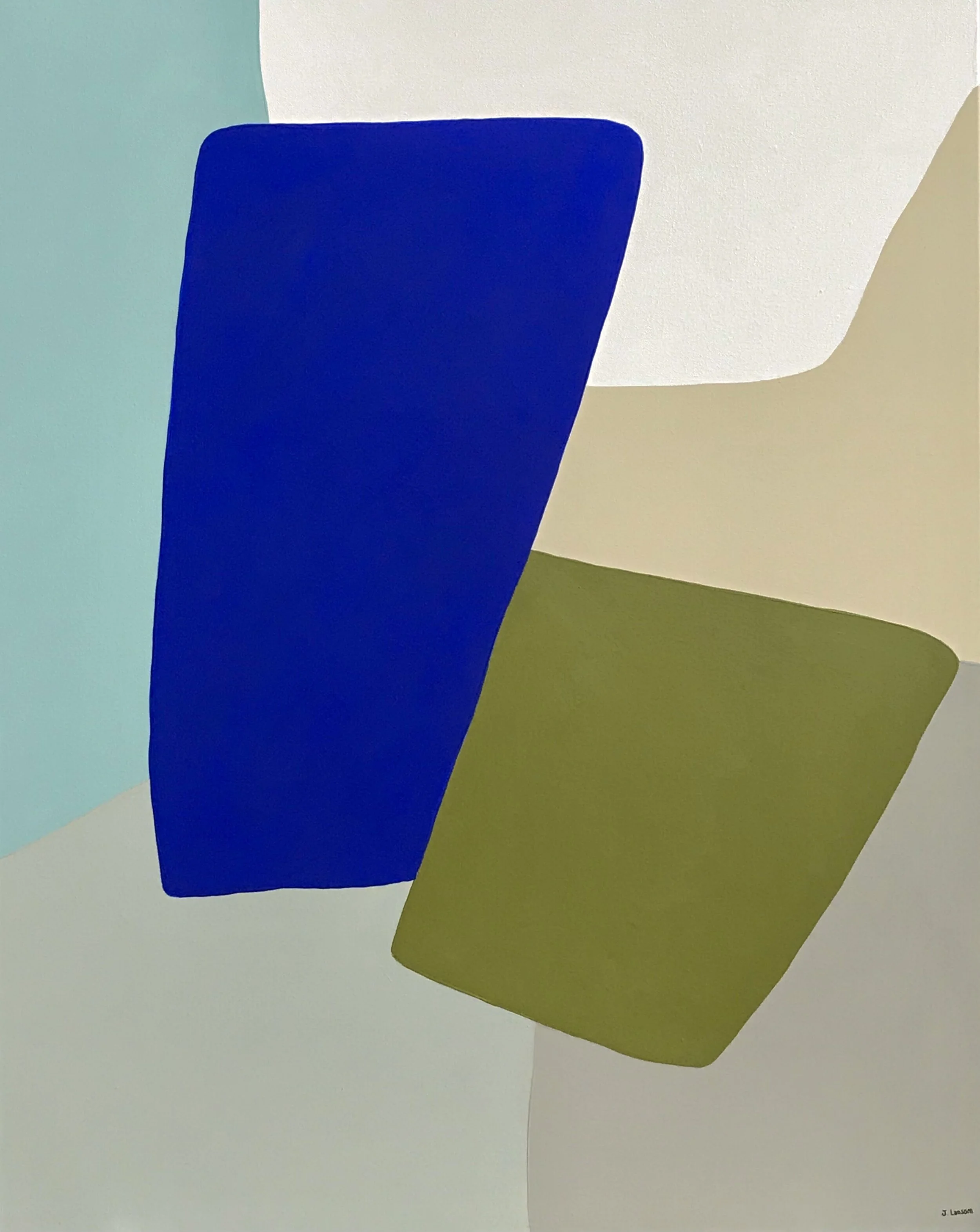 “L’étang” - 80x100cm - toile sur chassis  - SOLD