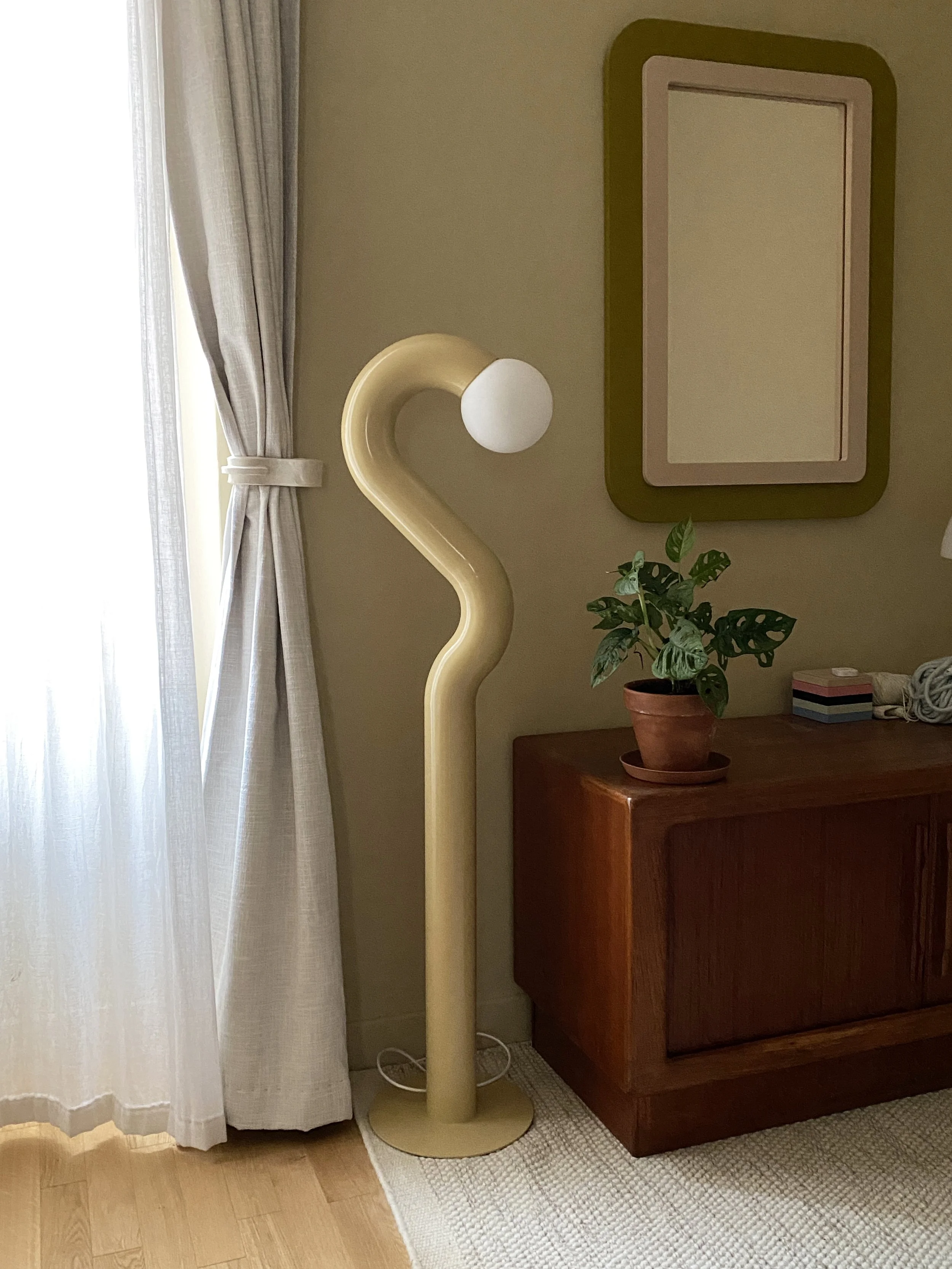 LAMPE STRAW - SWAN BIG