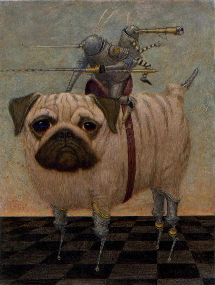 "Fierce Striped Pug"