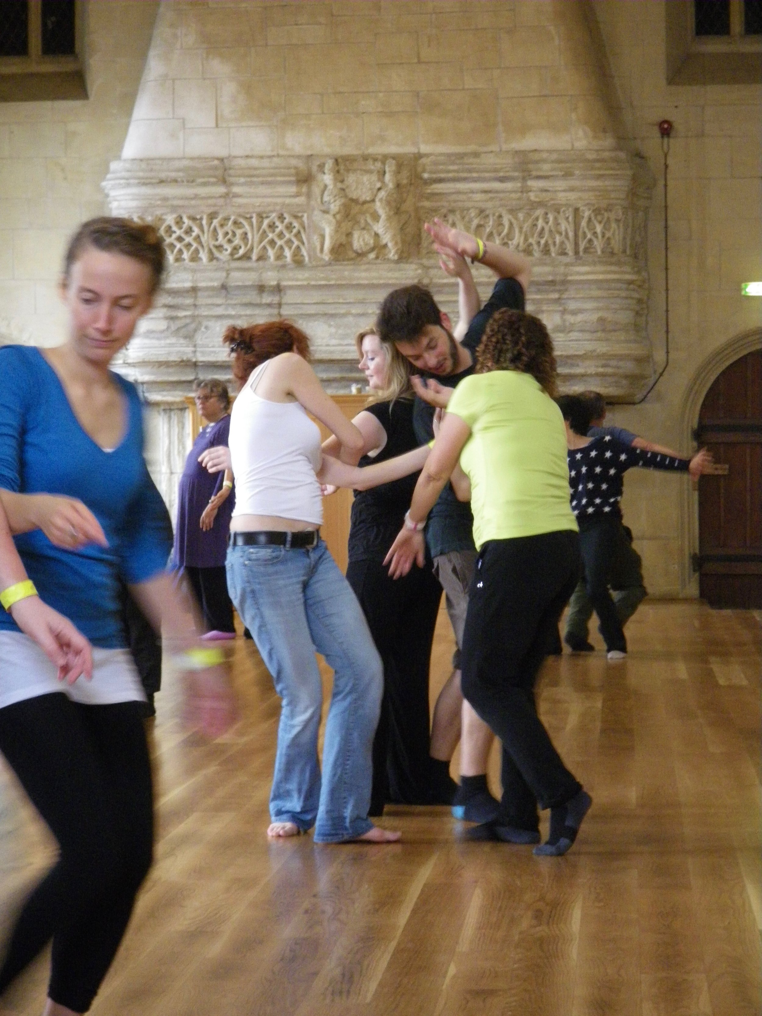 Physical work in Shakespeare and Storytelling workshop