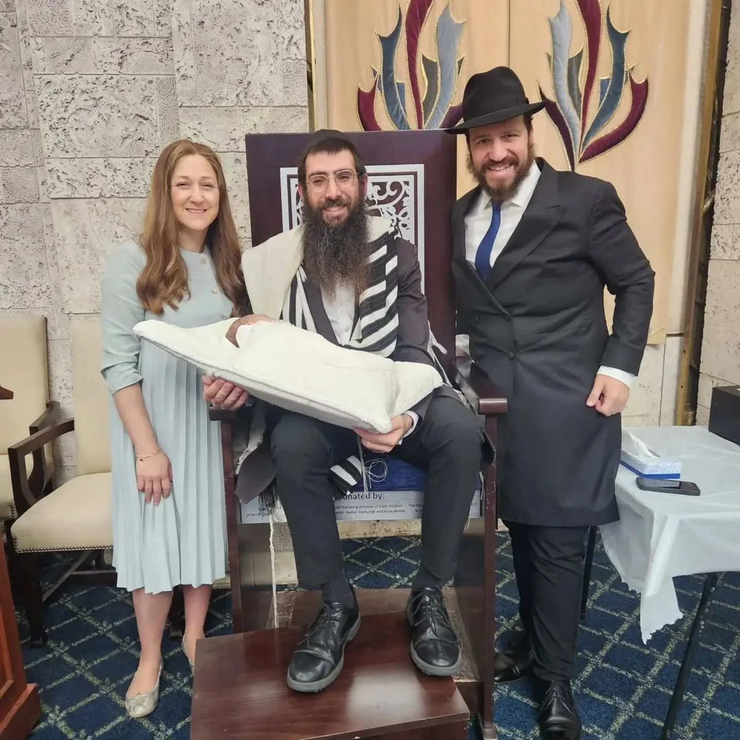 Mazal tov Rabbi Mendel and Sara Eidel on the bris of Chaim Avraham. May you raise him with Nachat and Joy!