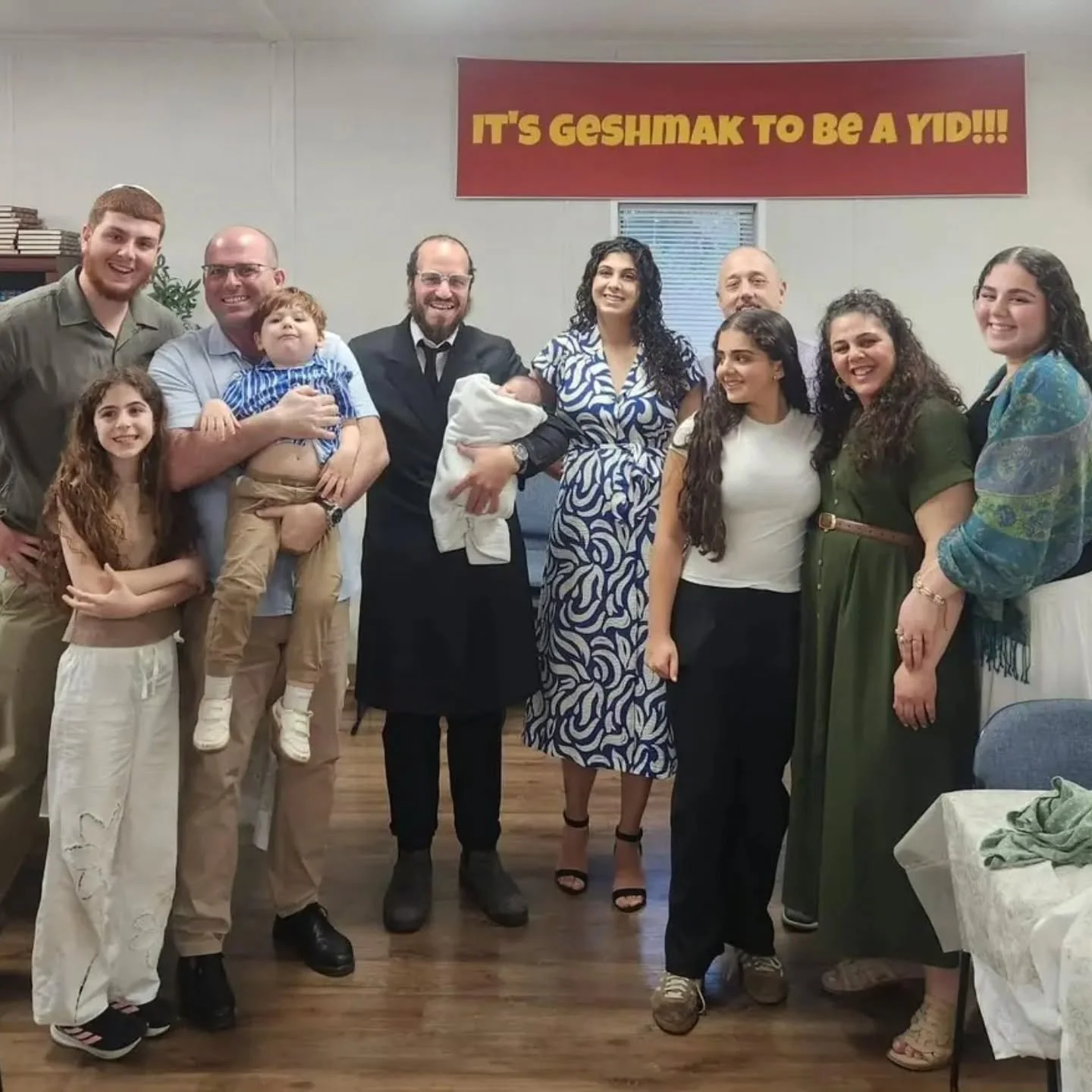 Mazal tov Brian and Yanir on the Brit Milah of Eitan Yosef! May he bring you and the entire family much Nachat!