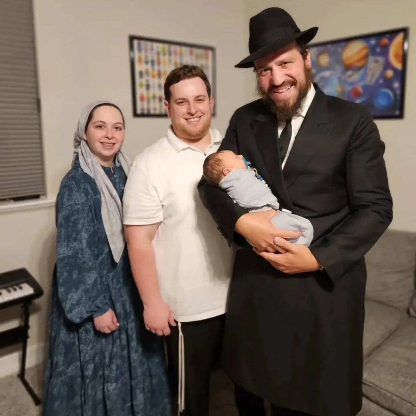 Mazal tov Benjy and Hadassah on the Brit Milah of Avraham Shlomo!  May he bring you and the entire family much Nachat!