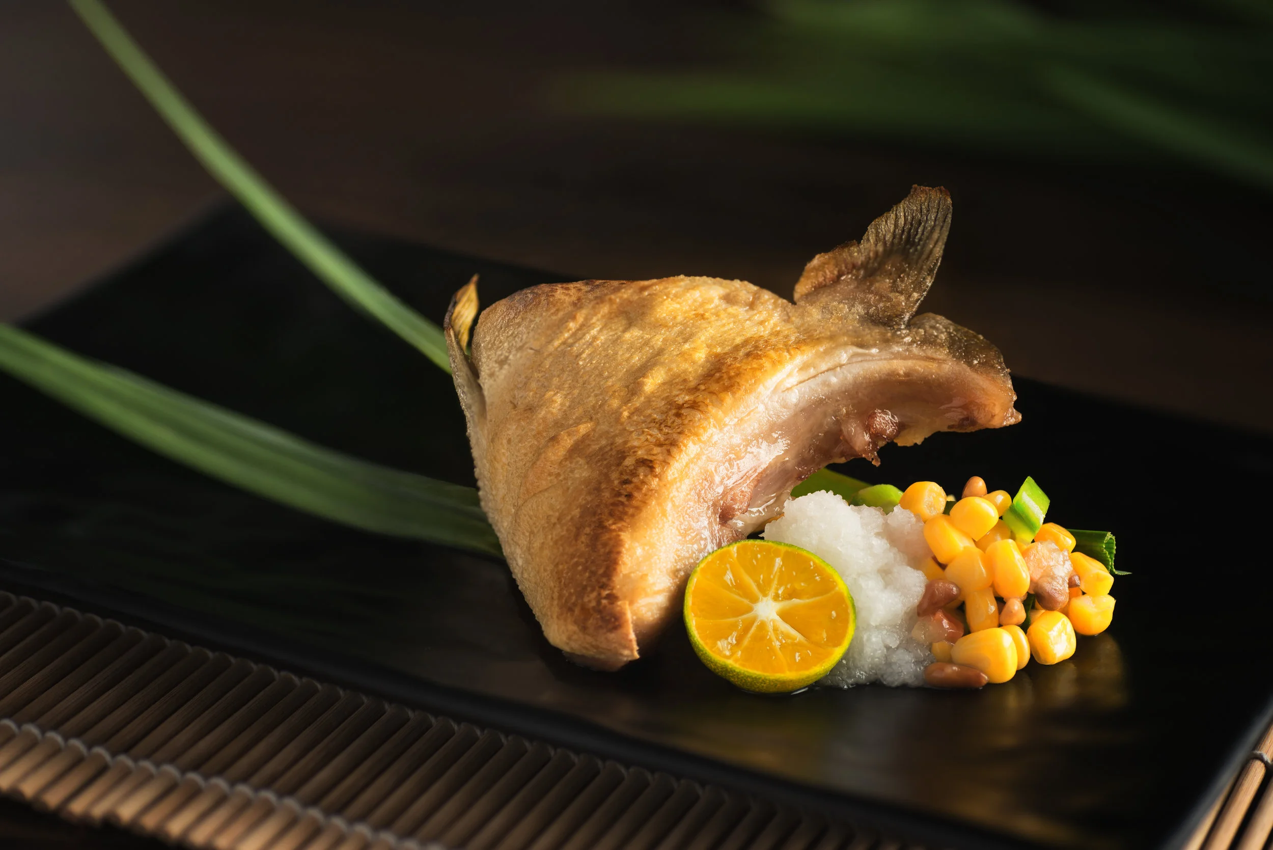 Baked Hamachi Collar in Butter Sauce