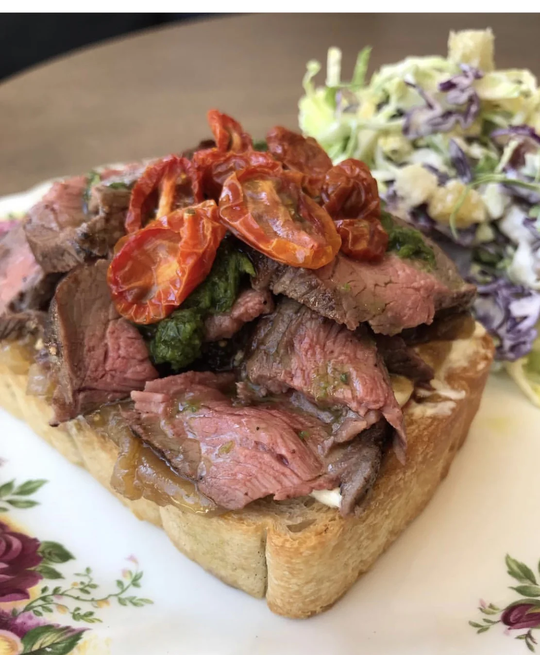 Lunch: Steak Tartine
