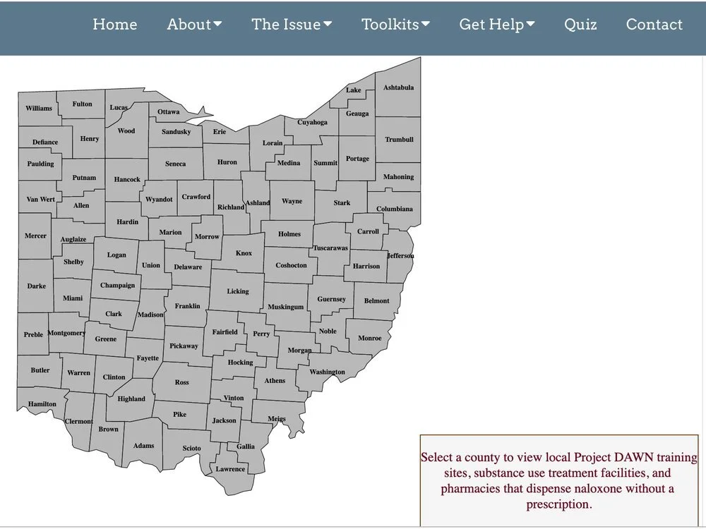 Ohio resources map
