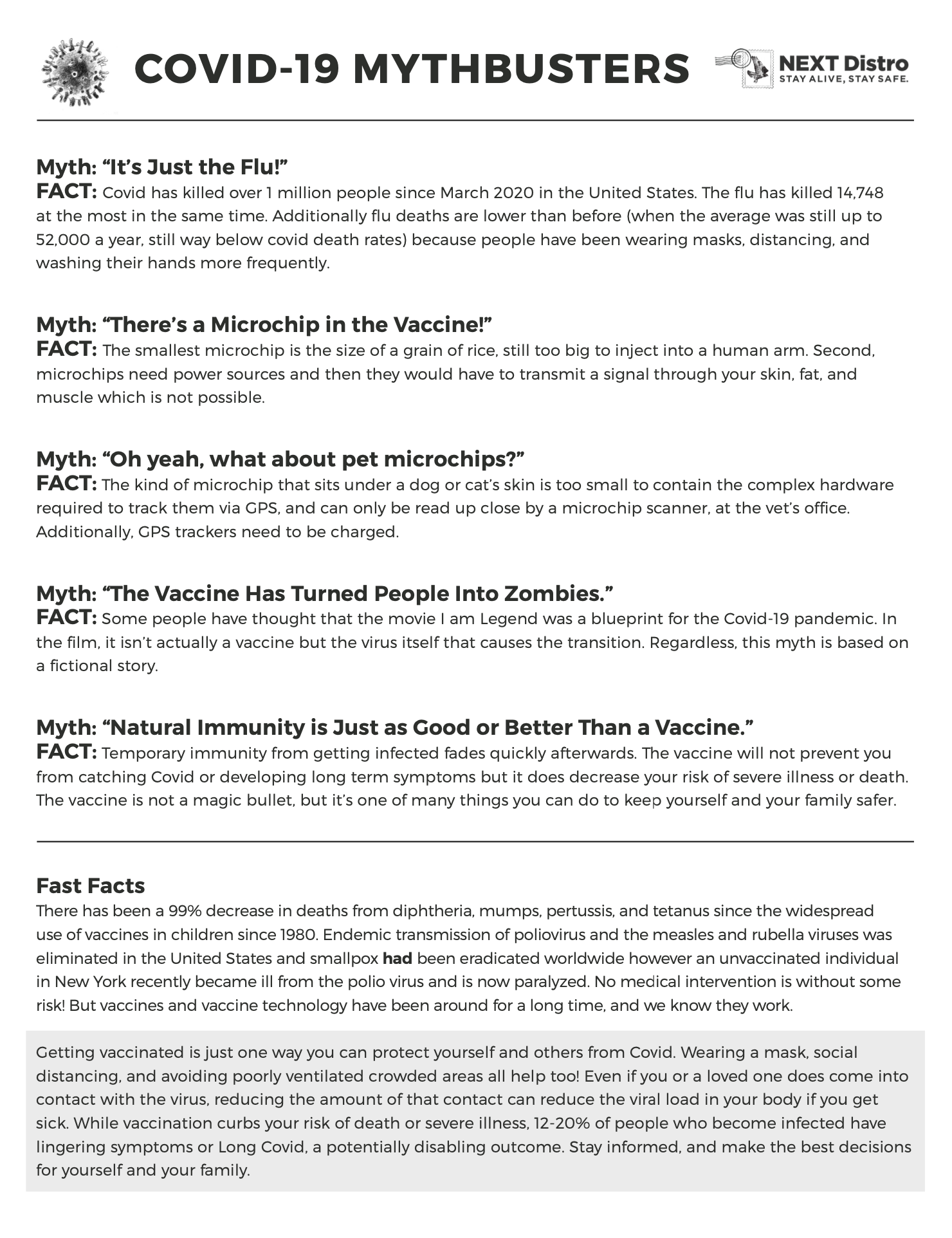 COVID-19 Mythbusters