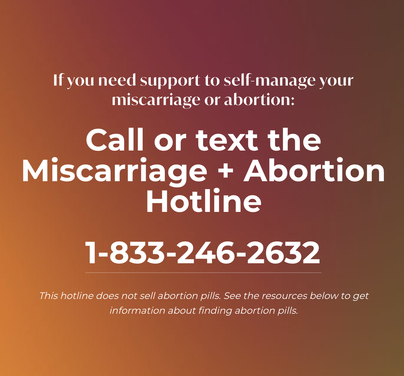 Miscarriage & Abortion Hotline (@ma_hotline) • Instagram photos and videos