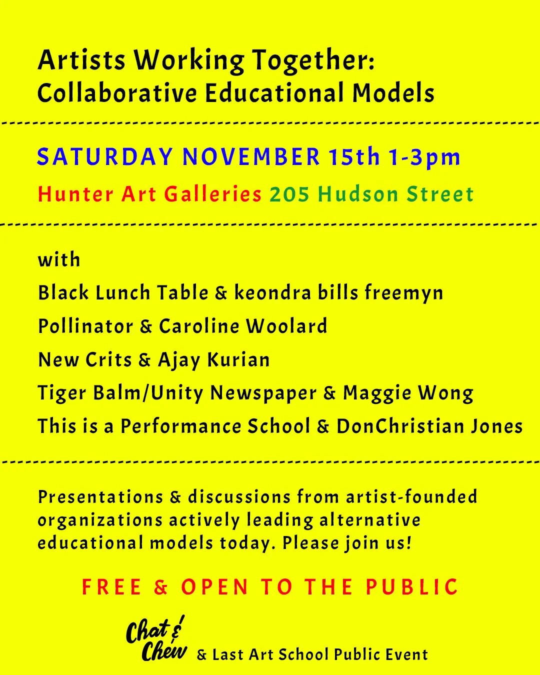 Artists Working Together: Collaborative Educational Models