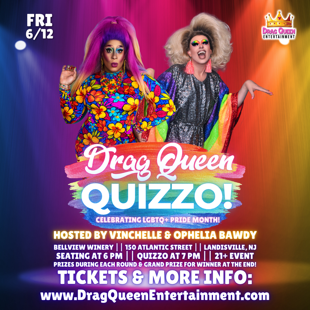 Pride Drag Quizzo at Bellview Winery