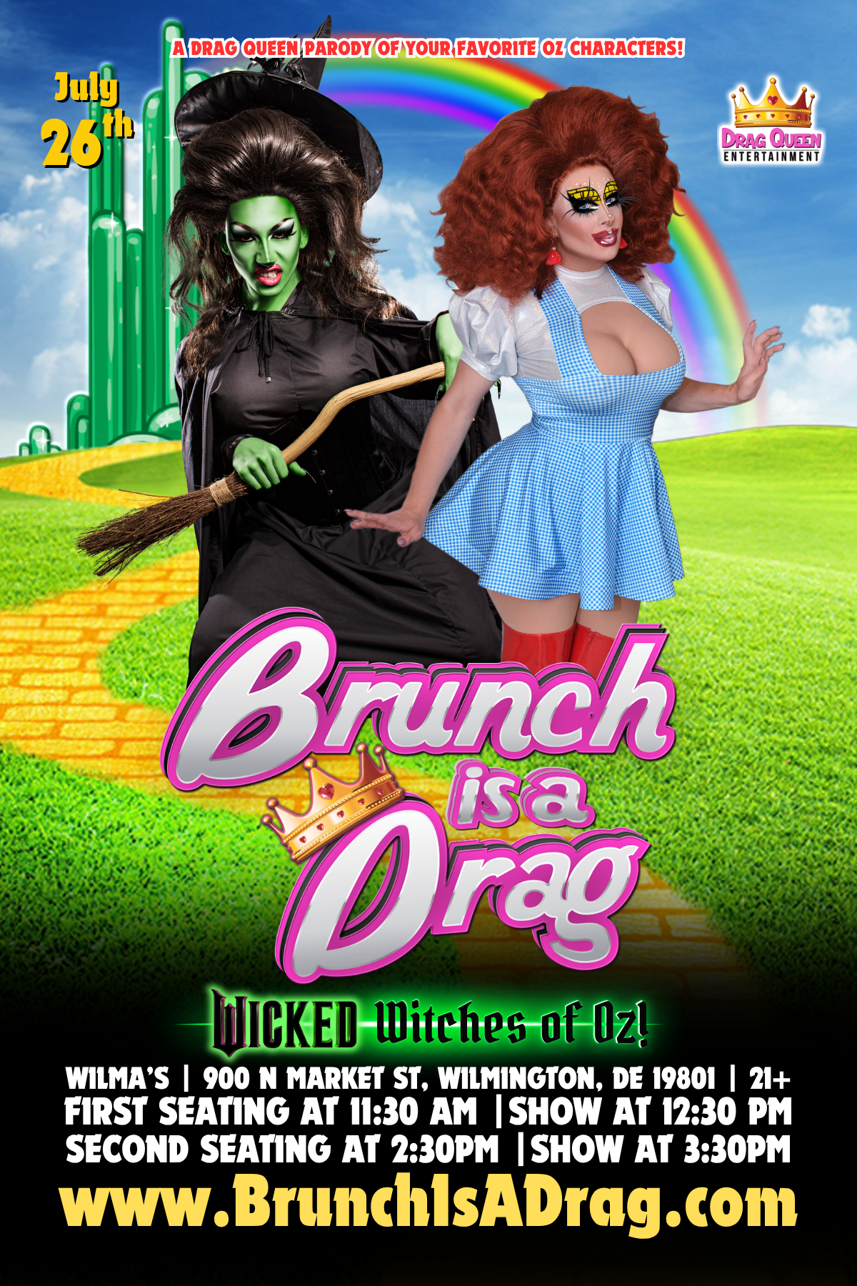 Brunch is a Drag at Wilma's - Wicked Witches of Oz Drag Brunch