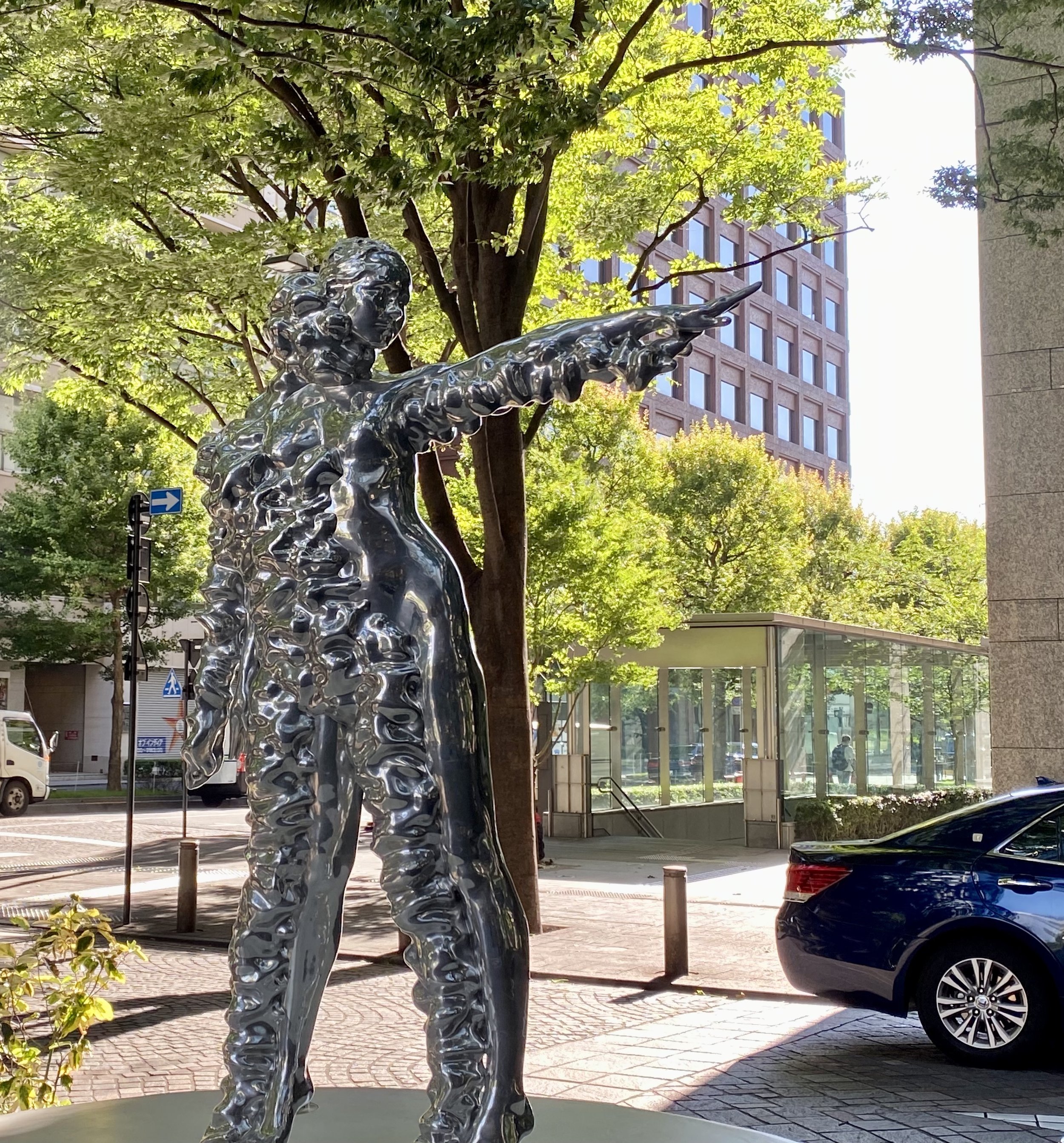 Statue in Trees