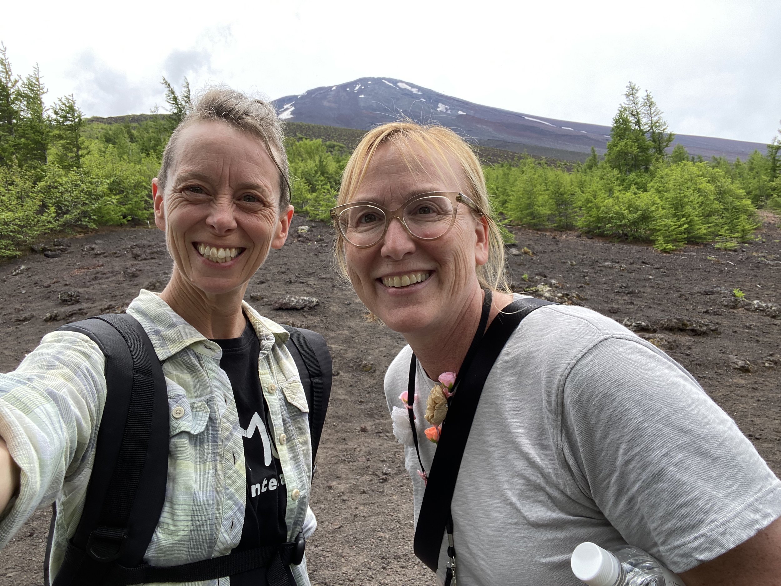 Walking Mt. Fuji with Marynel