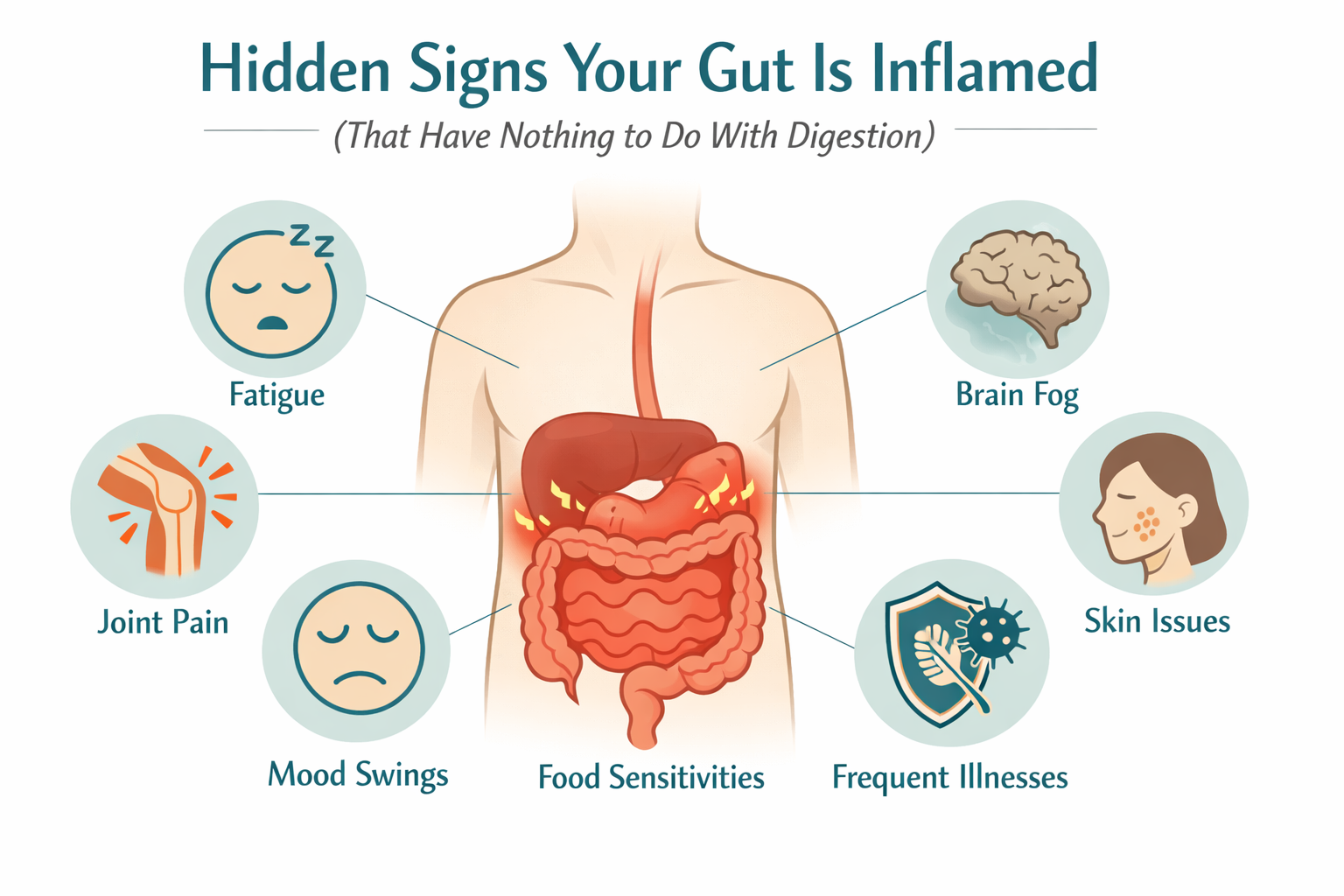 Hidden Signs Your Gut Is Inflamed (That Have Nothing to Do With Digestion)
