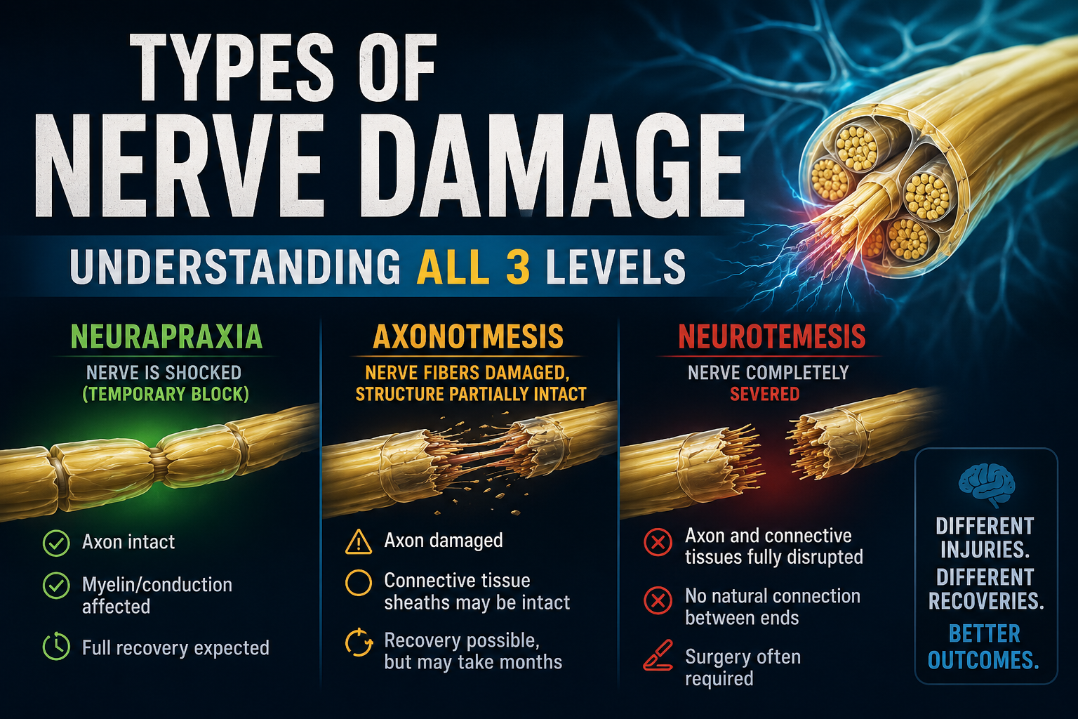 The Different Types of Nerve Damage