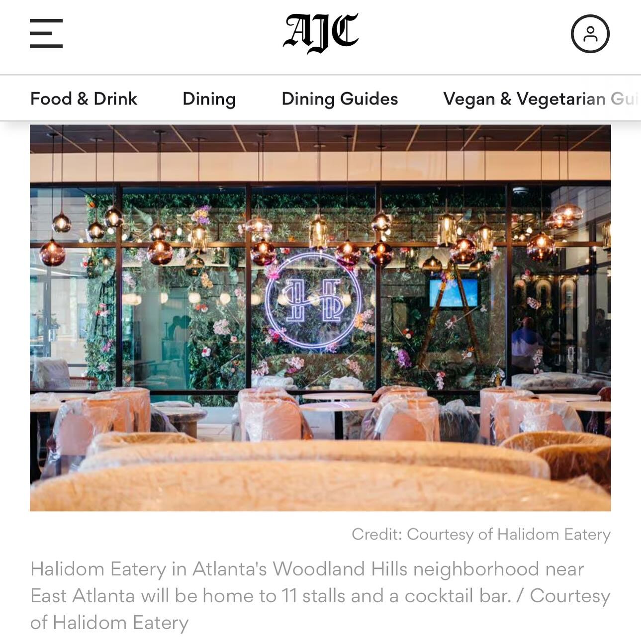 &ldquo;The grand opening weekend will feature live music 🎵, a build-a-bouquet bar for Mother&rsquo;s Day 🌷, and specials at cocktail bar Bar La Rose. 🍸✨&rdquo;
&zwnj;
Thank you @ajcdining for helping us spread the word about our GRAND OPENING on M