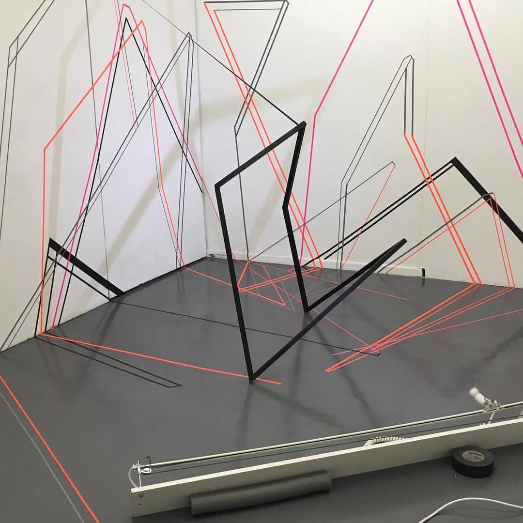 Image © Andrea V. Wright, image of installation Shadow Play from her solo show Shadow Play at 44ad, Nov 2016