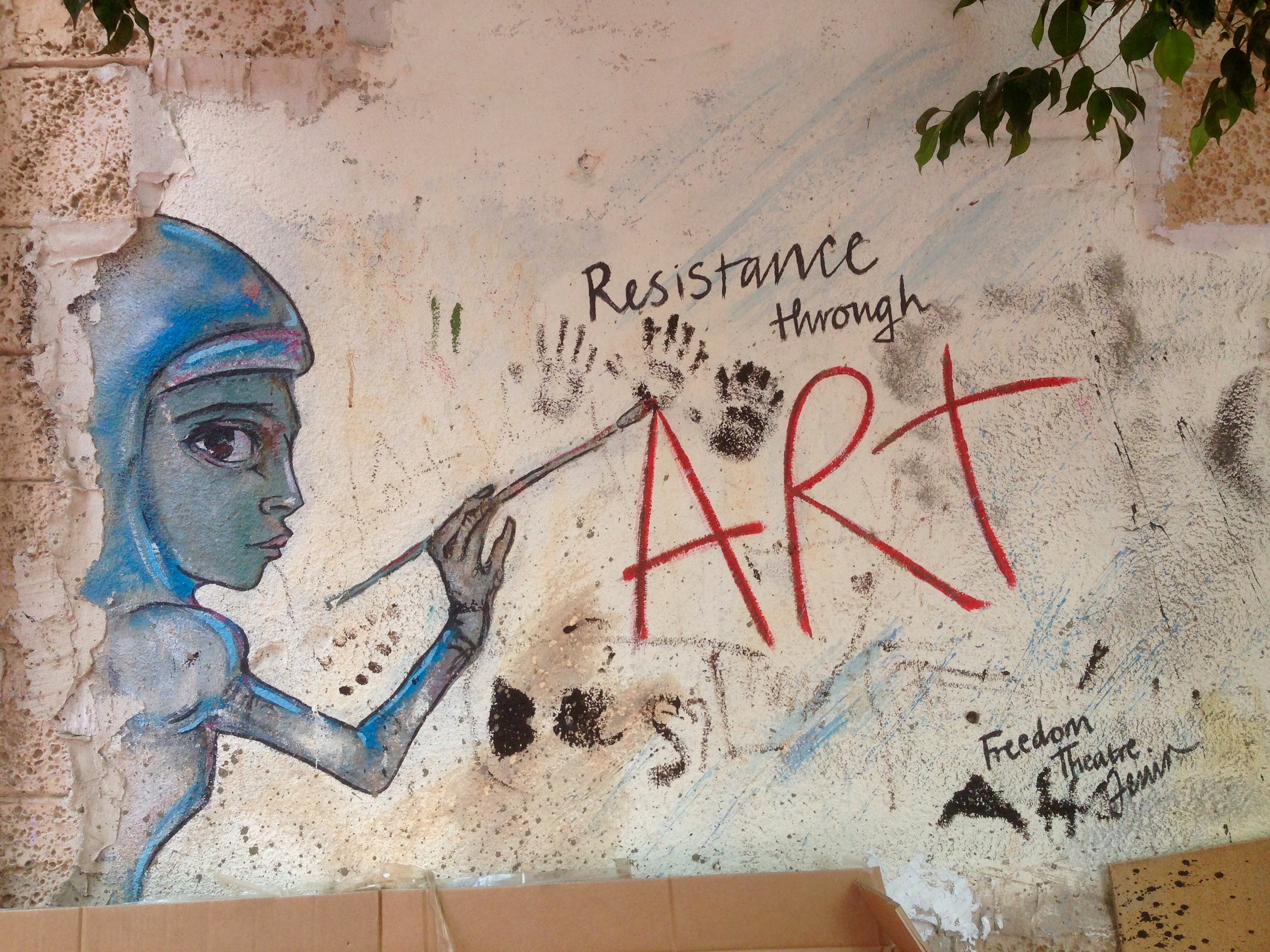 Resistance Through Art, Freedom Theatre, Jenin Refugee Camp, Palestine