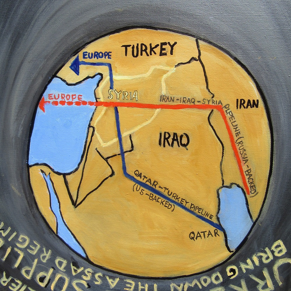 War in Syria – Eternal War for Pipelines(detail)