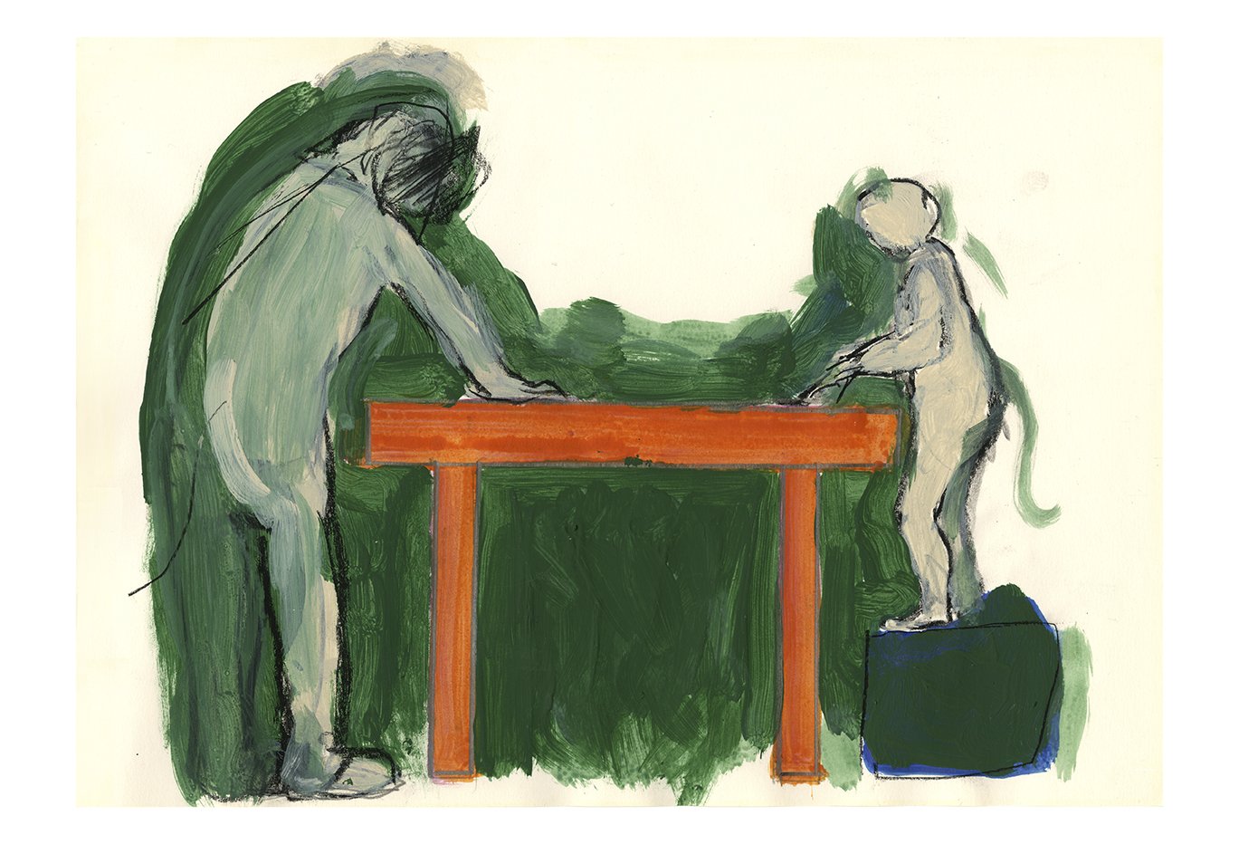 2022 - The Coming of Age - curated by Bella Kerr and Amanda Roderick - Bella Kerr - At Table.jpeg