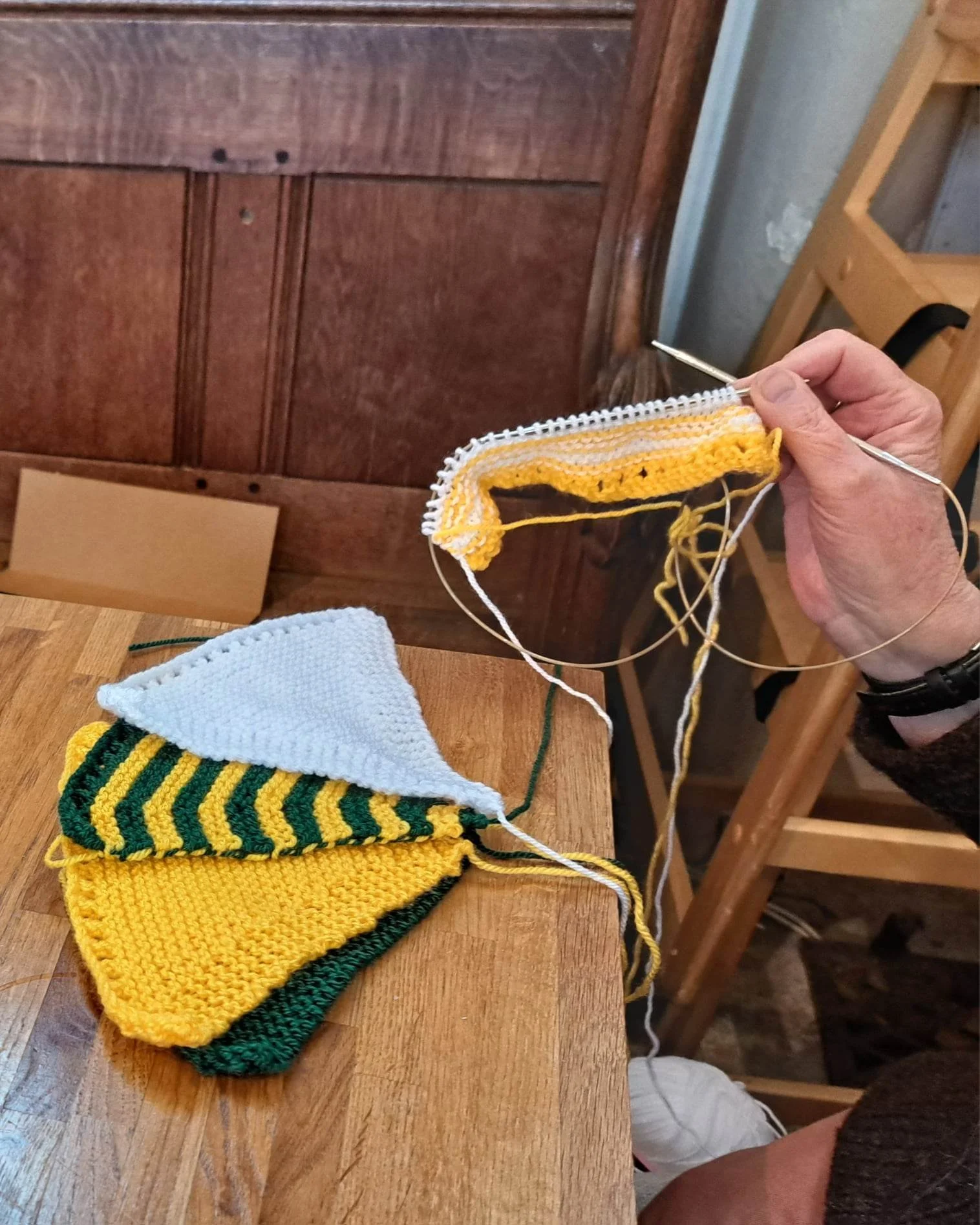 Beautiful Bunting Bash - World Wide Knit in Public Day!