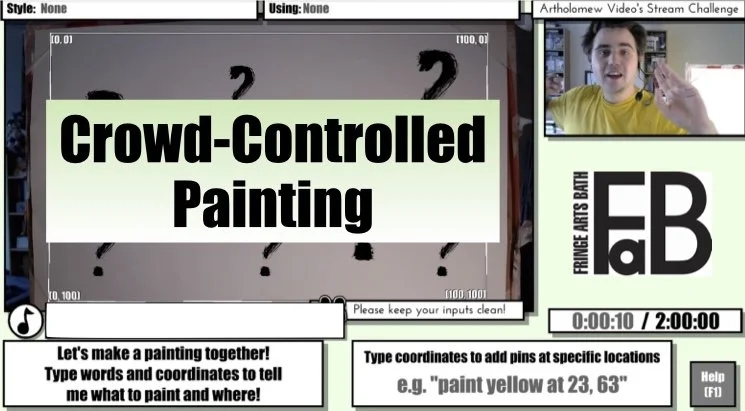 Crowd-Controlled Painting