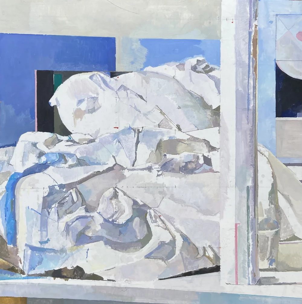 Theo Dunford, Untitled Space (oil on board, 65 x 65cm)