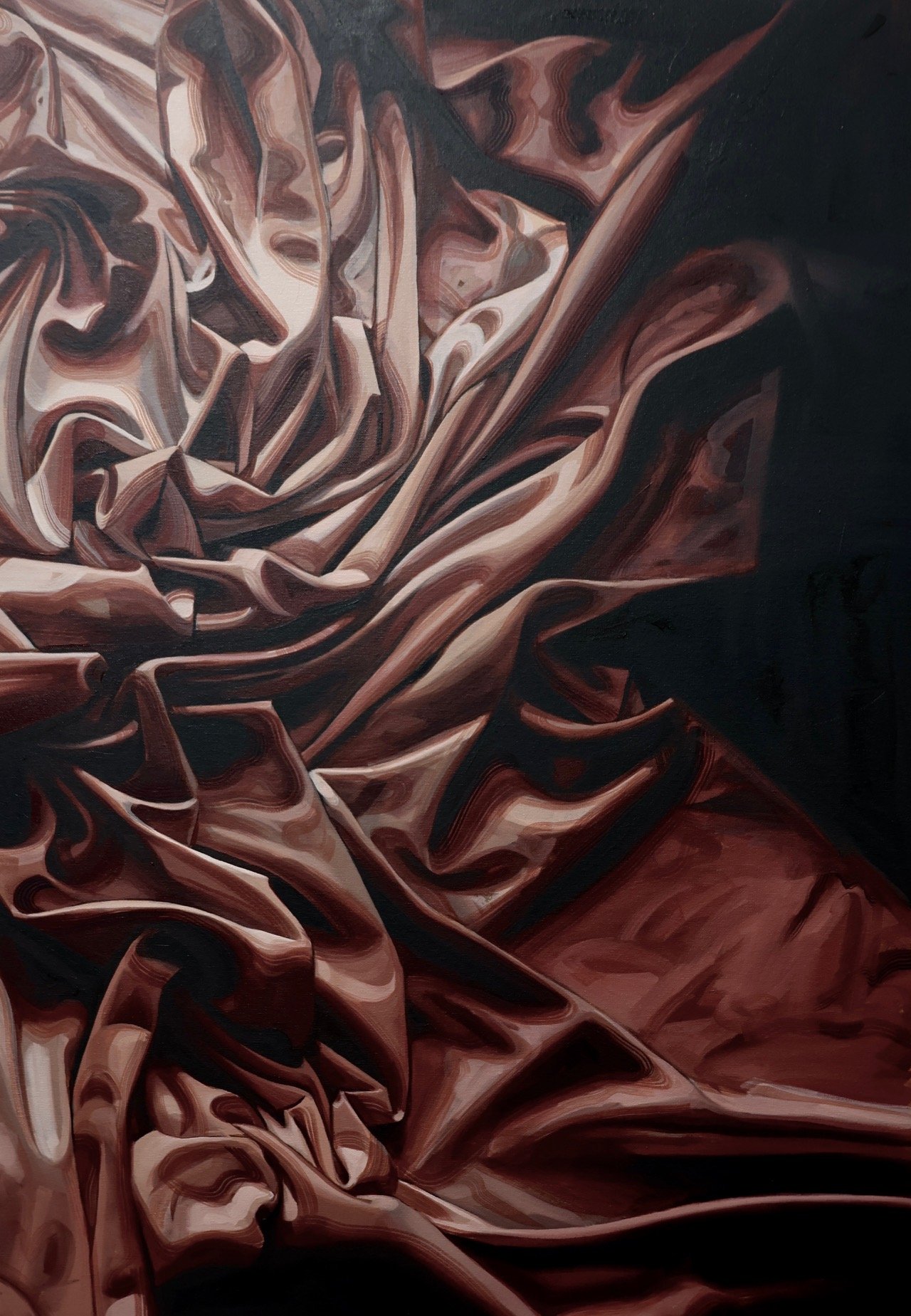 Libby Dillon, Umbra V, oil on canvas, 2025