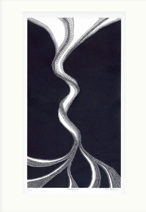 Simbiosis by Tink Munro - Arabic Gum Screen print 73x53cms