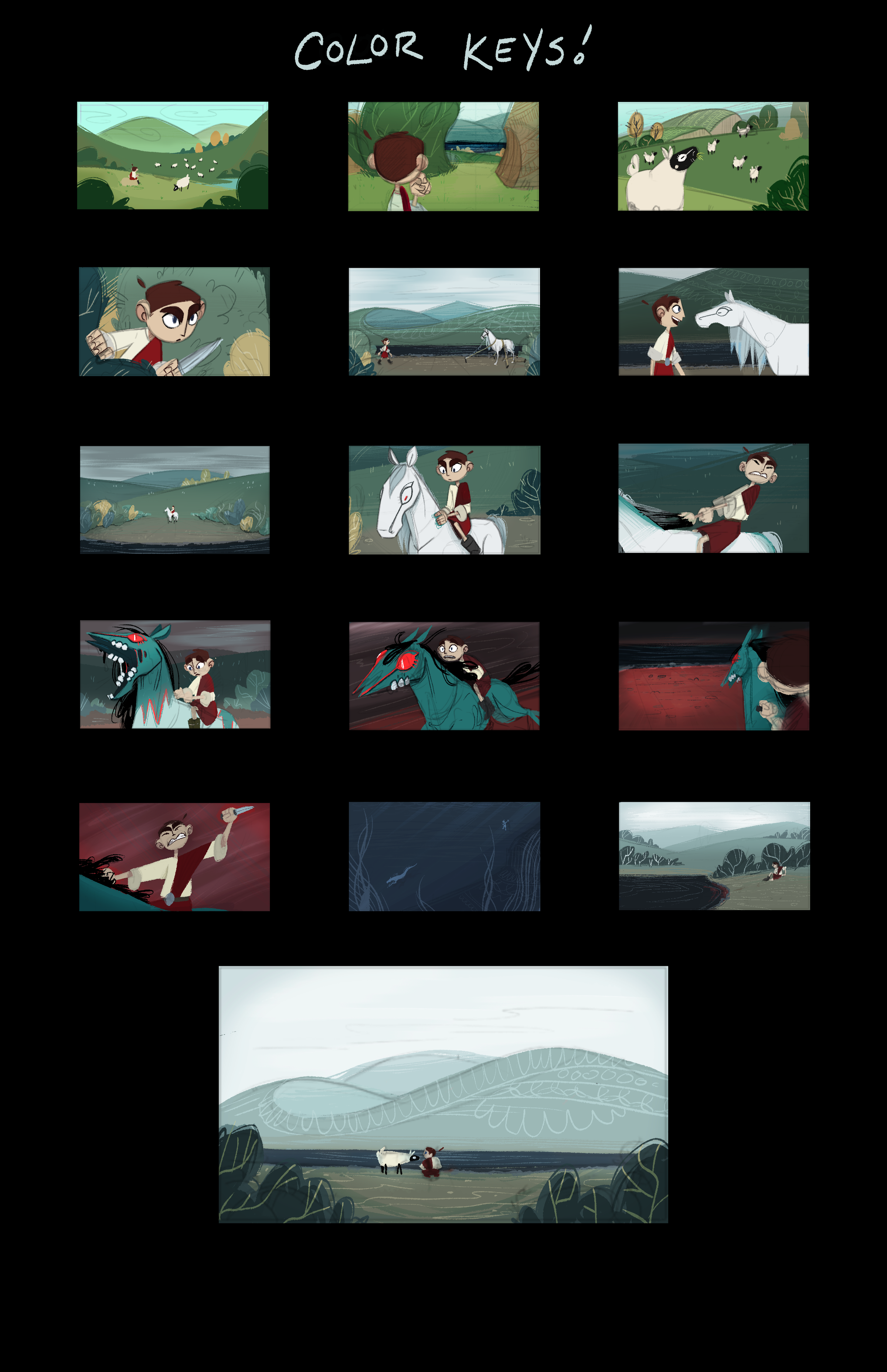  Initial Color script 