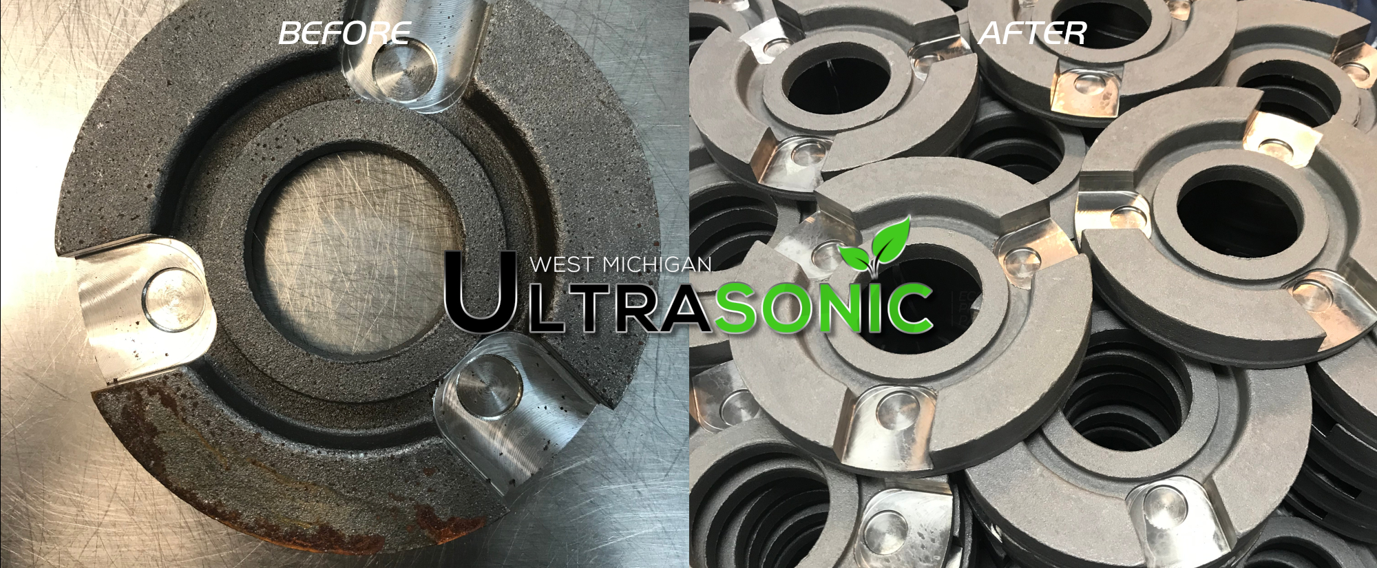 Ultrasonic Cleaning and De Rusting Rear Differential Parts