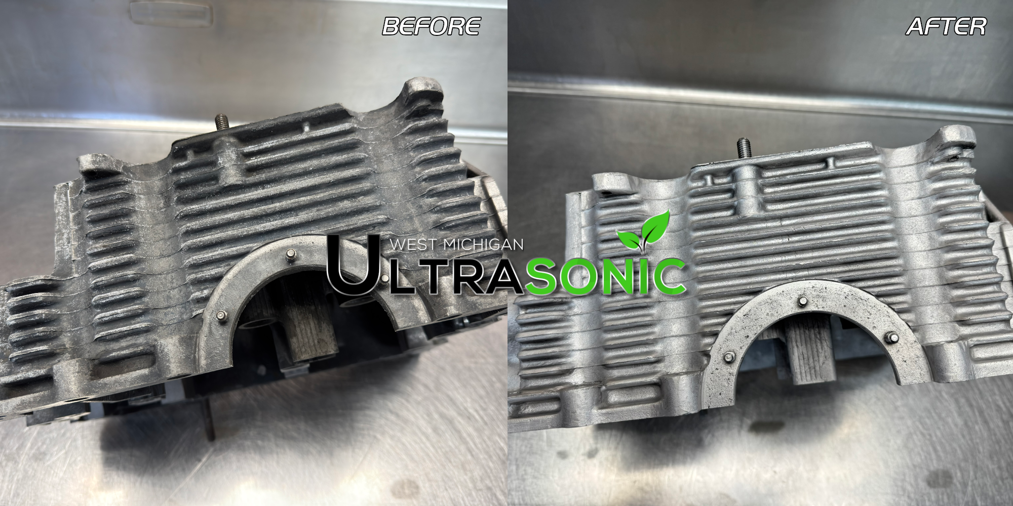 VaporBlasting_VWEngineCase_Front_Magnesium_Before_After.png