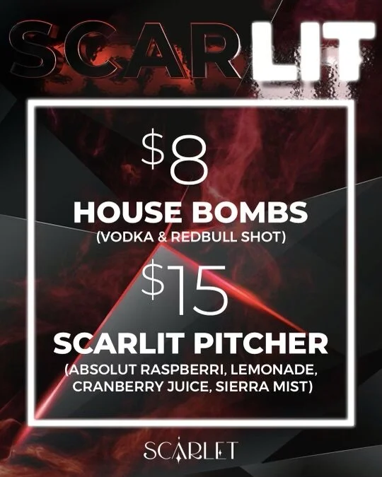 Scarlet Bar Chicago Specials — Scarlet Bar
