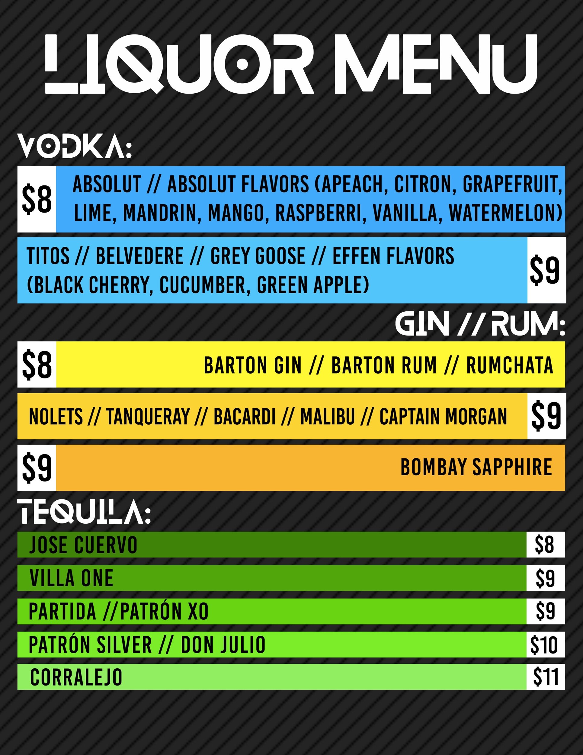 Scarlet Bar Chicago Specials — Scarlet Bar