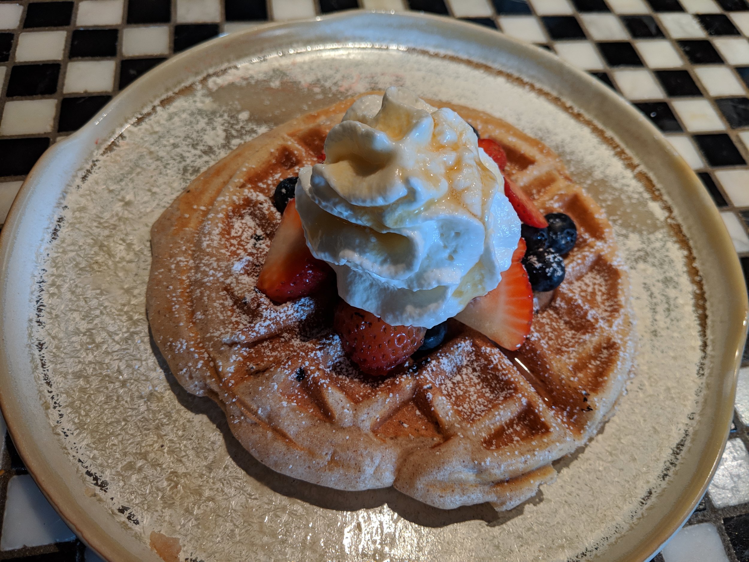 Belgian Waffles for Breakfast