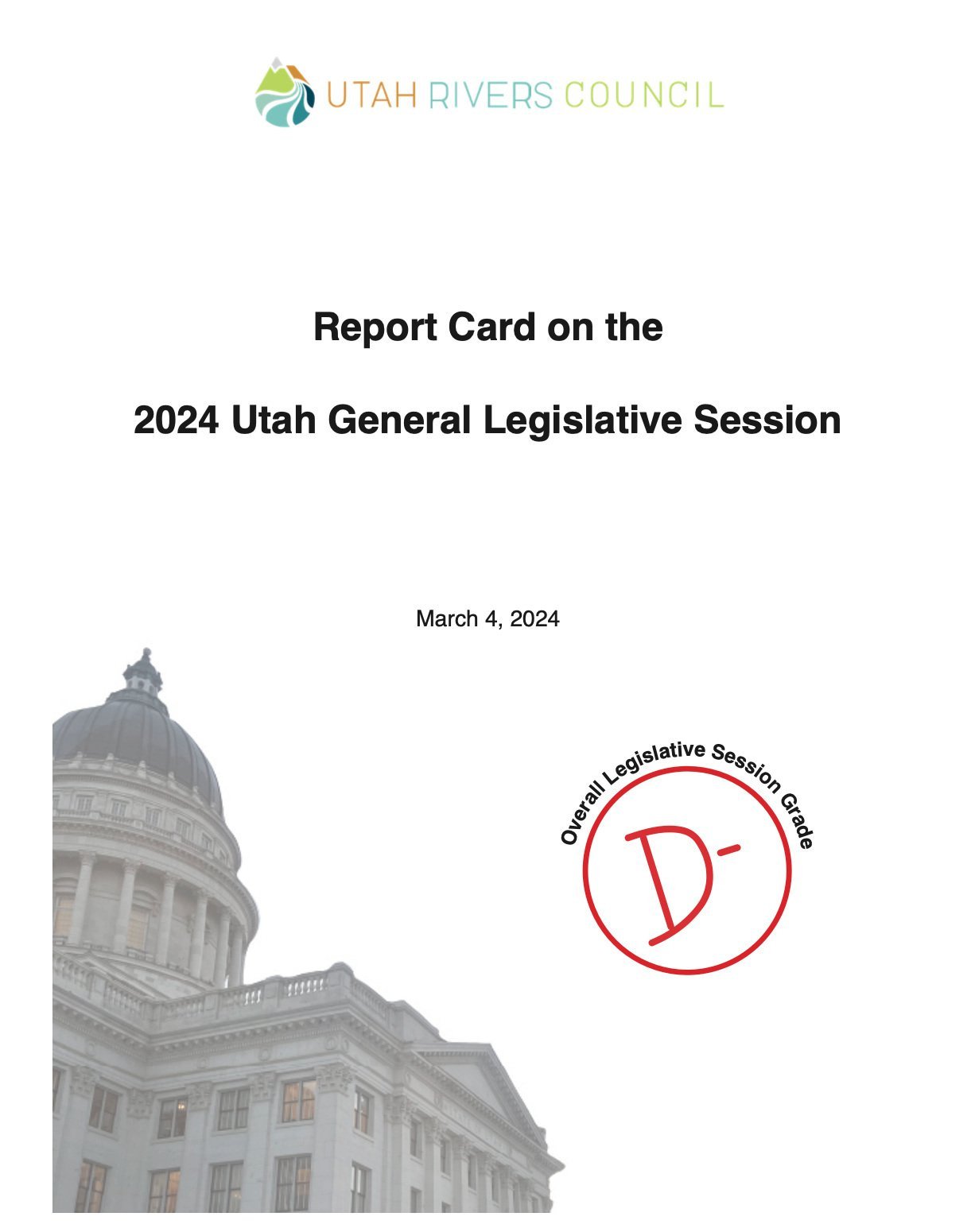 2024 Legislative Report Card