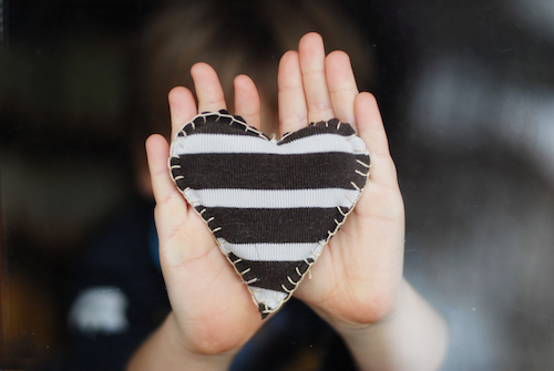 Black and White Heart