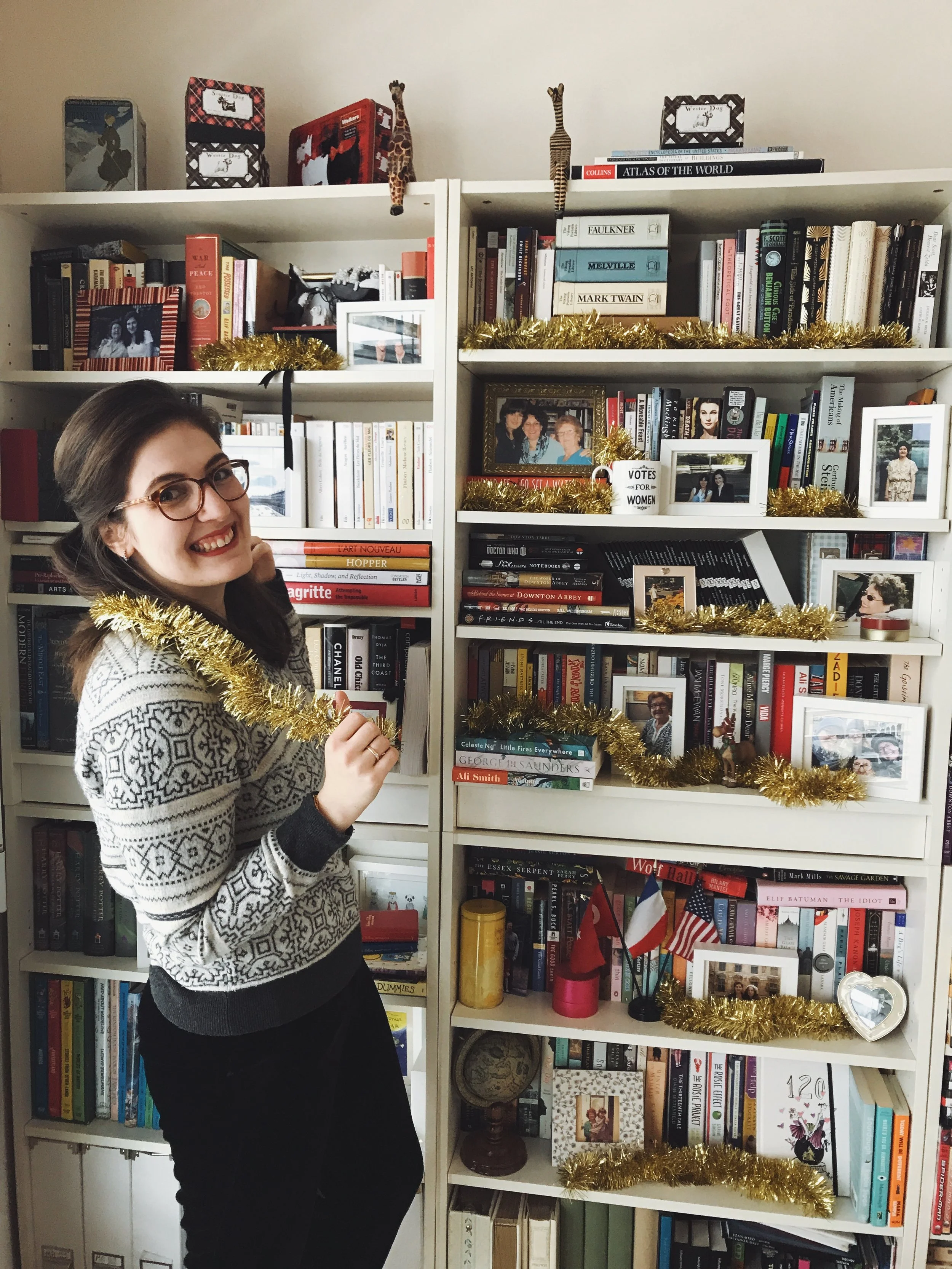 Decorating with our Literature Editor