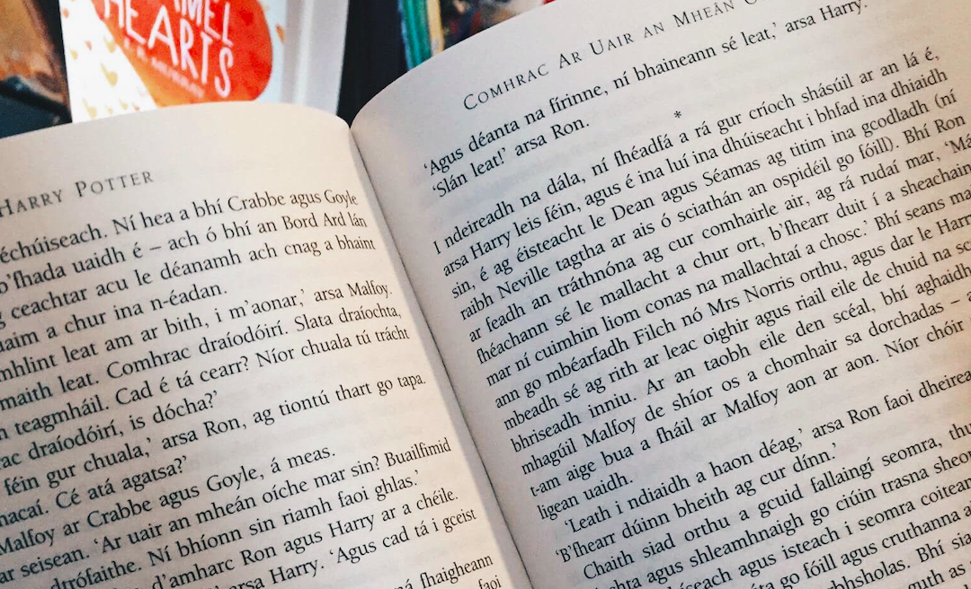 Harry Potter agus an Órchloch - Harry Potter and the Philosopher's Stone in Irish