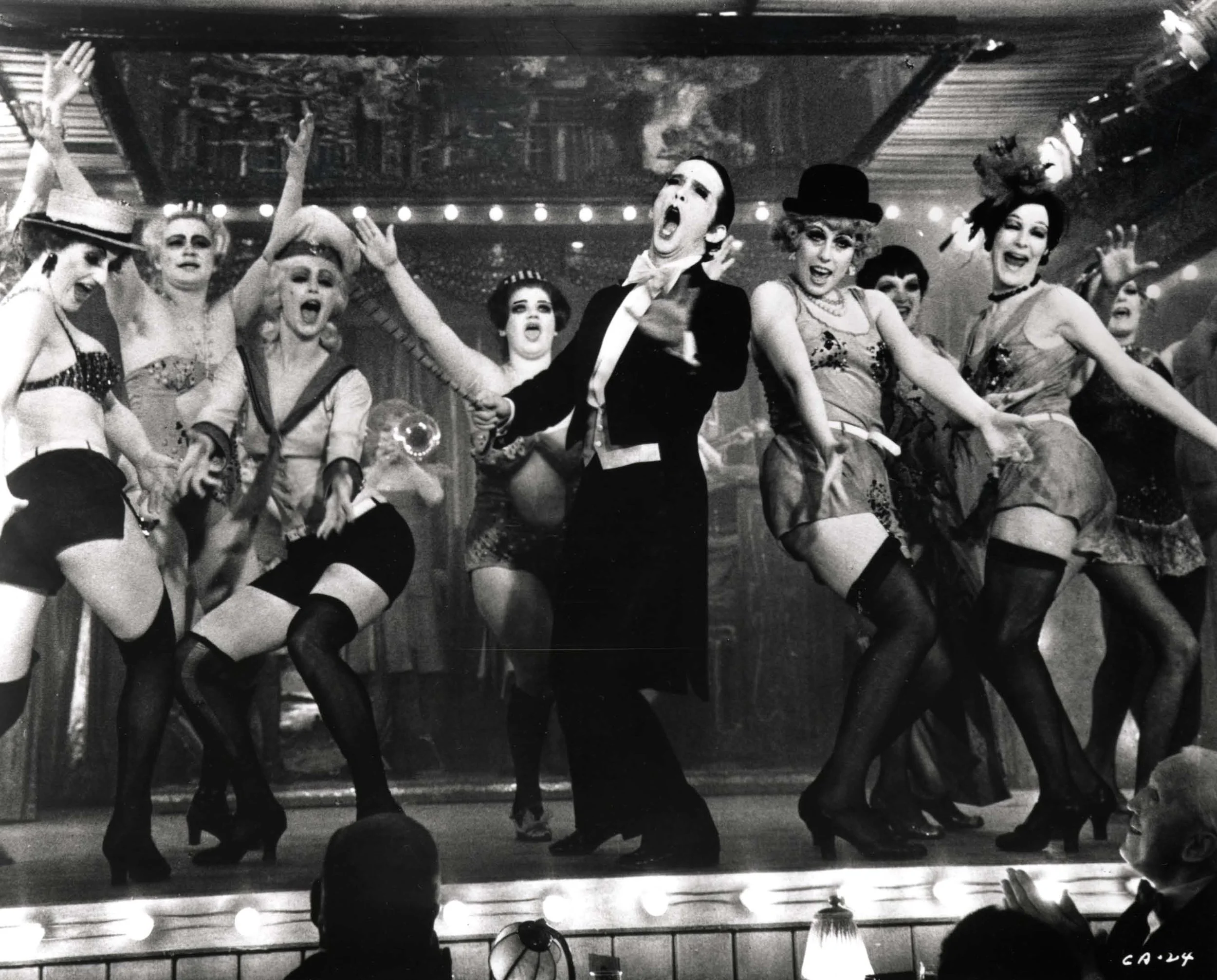 Dancers at the KitKat Club, Cabaret (1972).