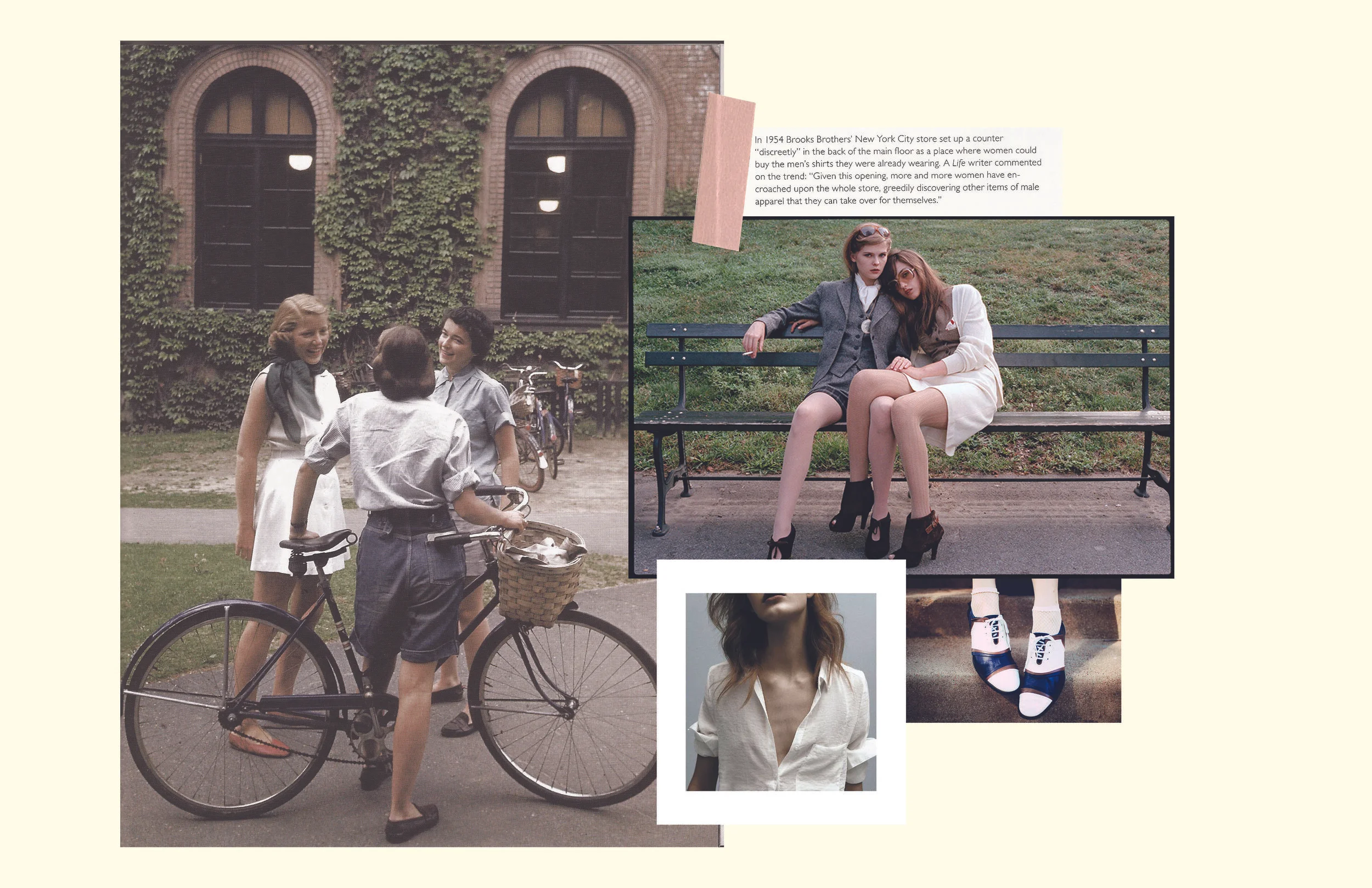Raquel Reyes, Design Mood for Academia Inspired Capsule Clothing Collection, 2013.