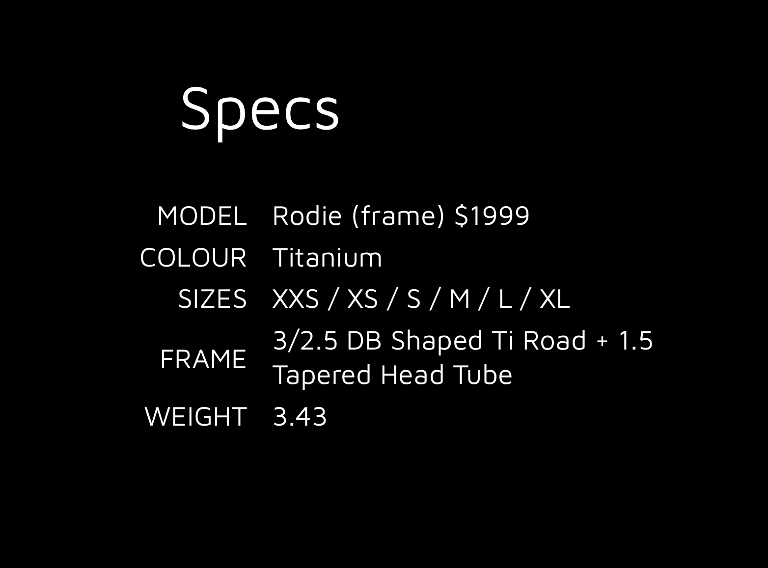 2014 Rodie Ti Frame spec.png