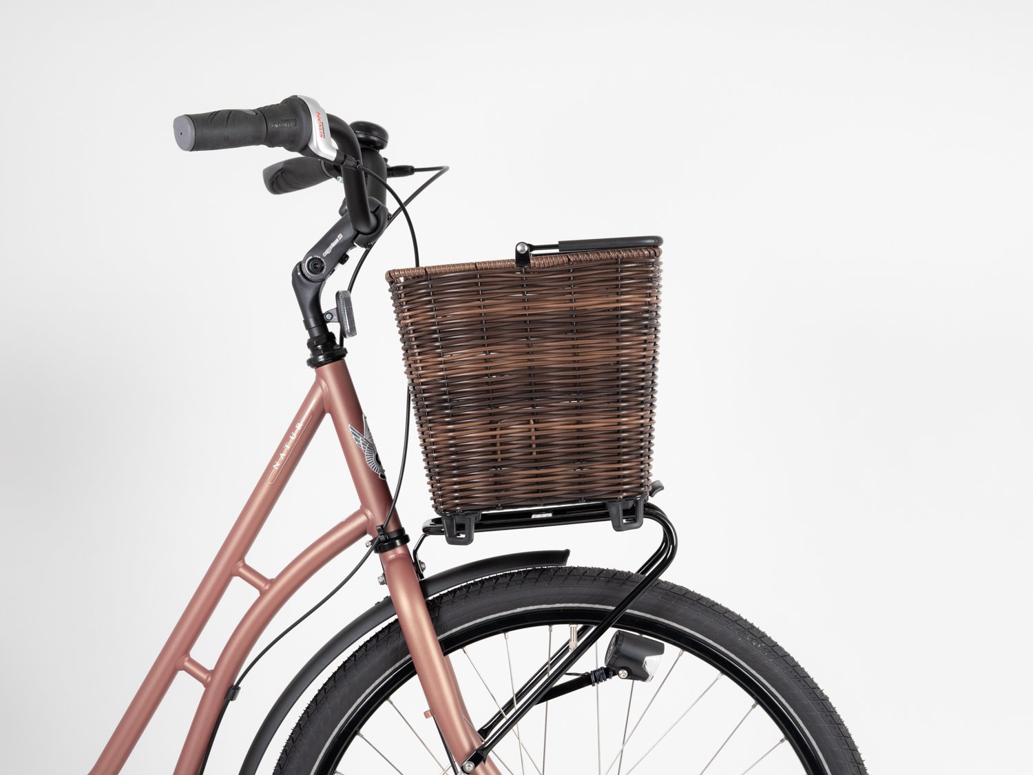 Public Bikes Woven Basket - Mixed Brown