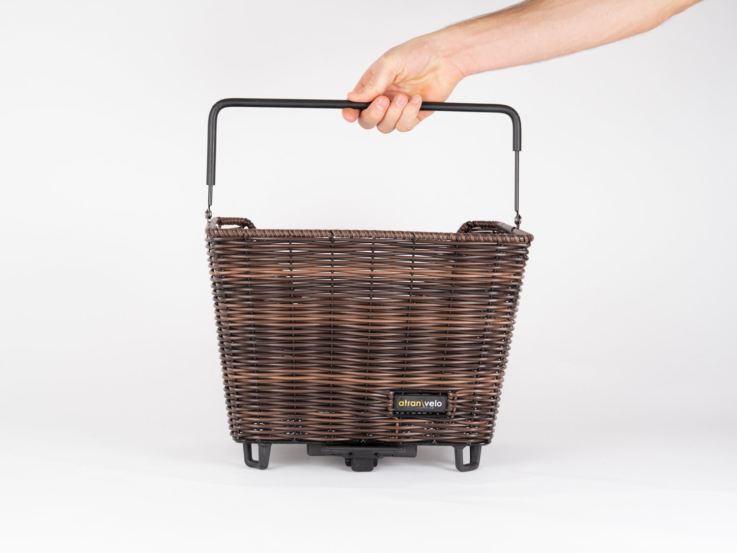 Public Bikes Woven Basket - Mixed Brown