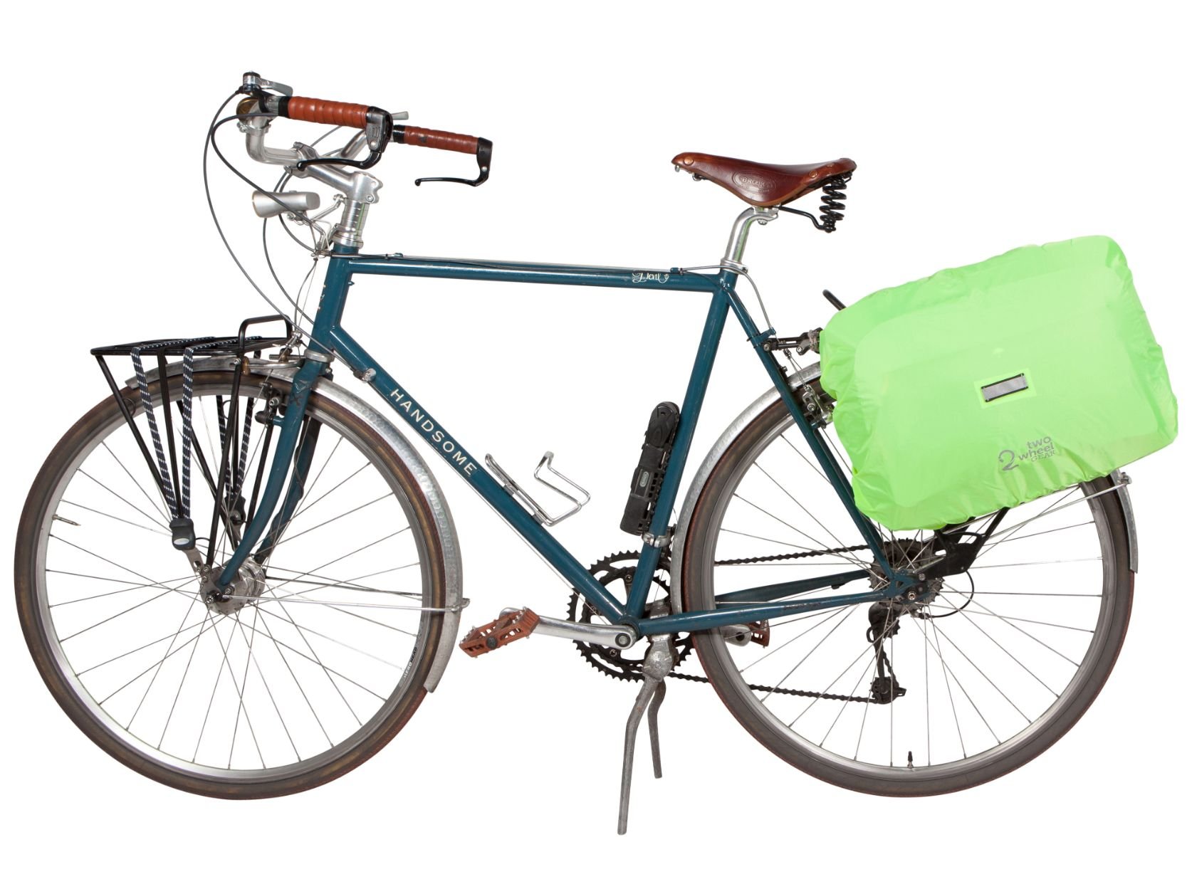 Two Wheel Gear - Pannier Laptop Messenger-on bike-rain cover.jpg